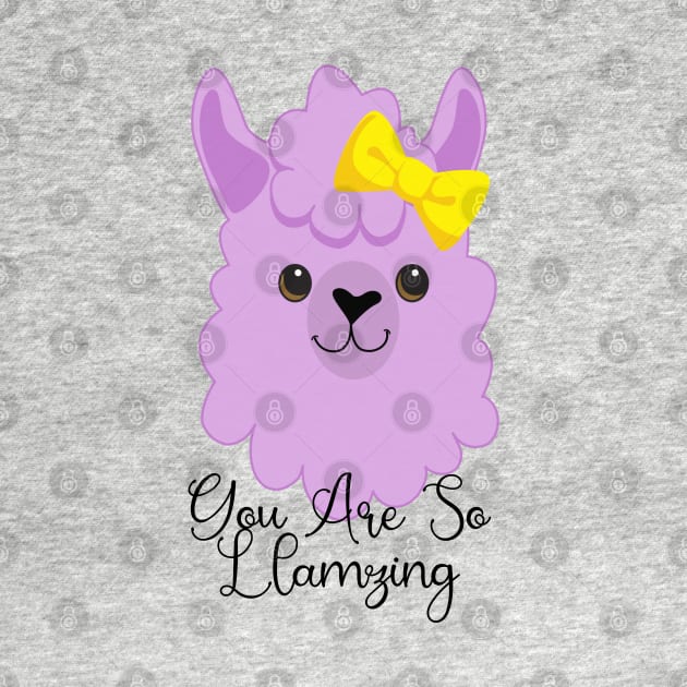 You Are So Llamazing Cool Llama by Animal Specials